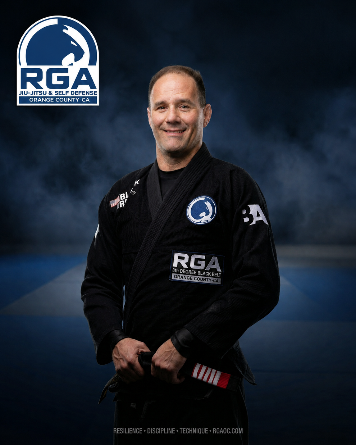 Professor Marcelo Bob Lucena, 6th degree Ralph Gracie black belt